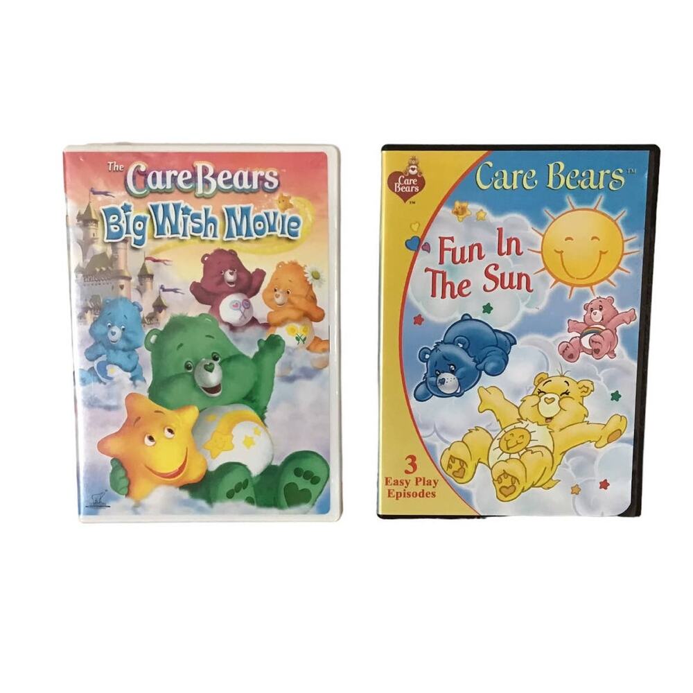 Care Bear Set of 2 DVDs - Big Wish Movie, Fun In The Sun